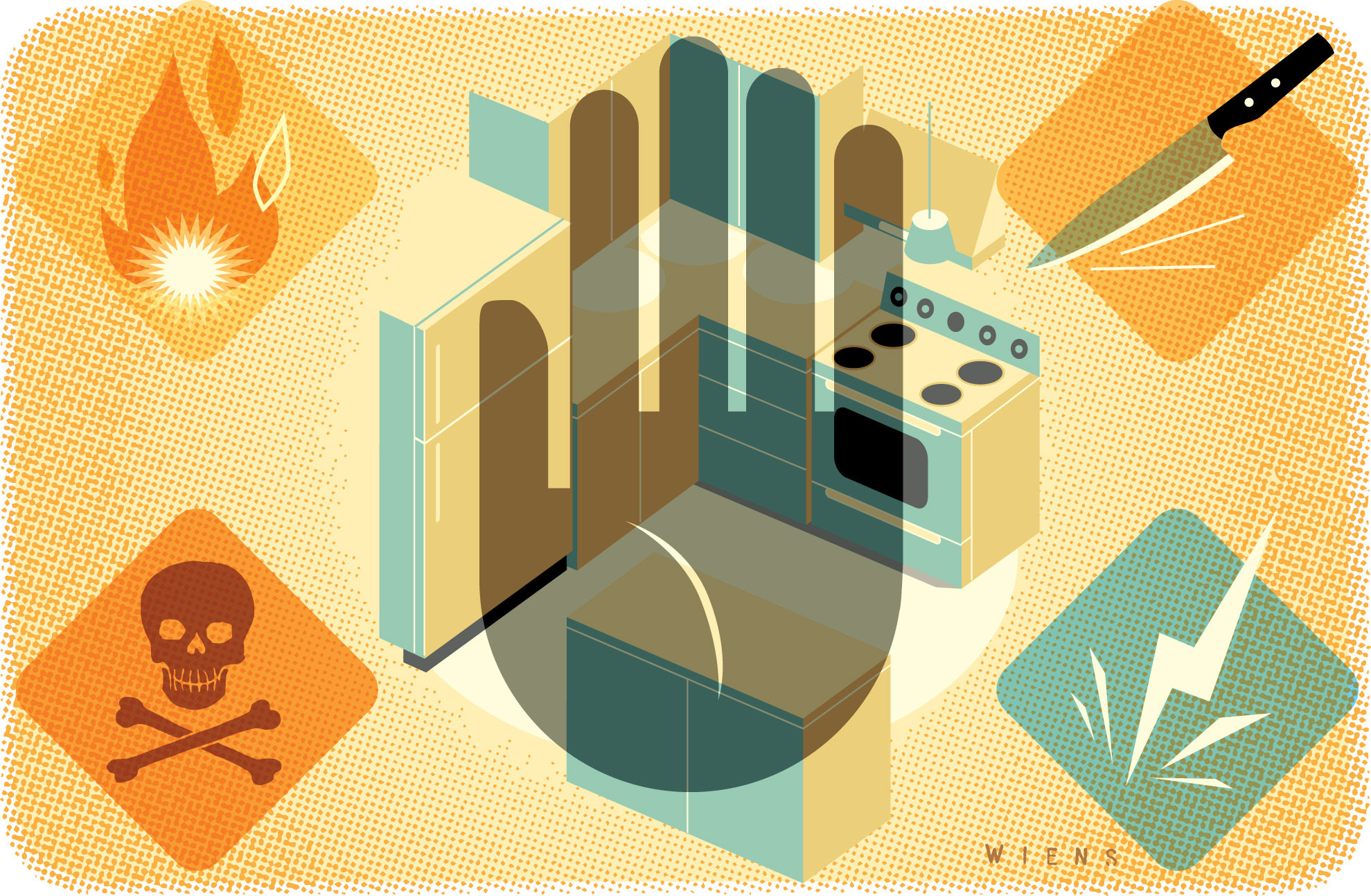 کچن میں ہونے والے حادثات احتیاطی تدابیر