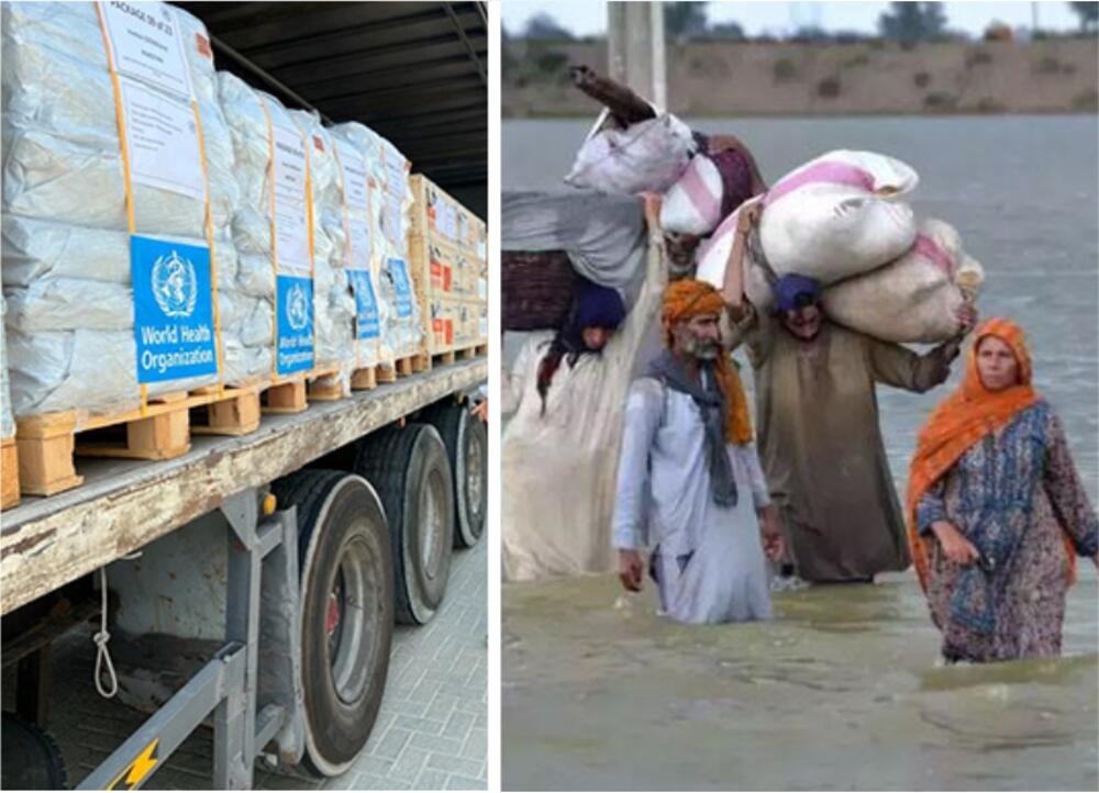 مون سون ایمرجنسی: ڈبلیو ایچ او کی جانب سے پاکستان کو طبی سامان کی فراہمی