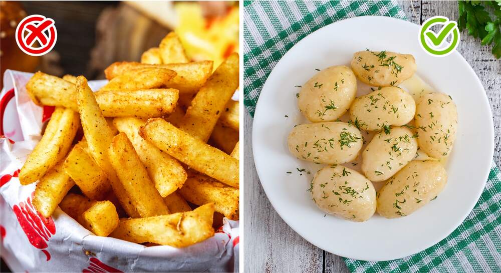 فرائز مضر صحت، ابلے اور بیکڈ آلو محفوظ، تحقیق- شفا نیوز