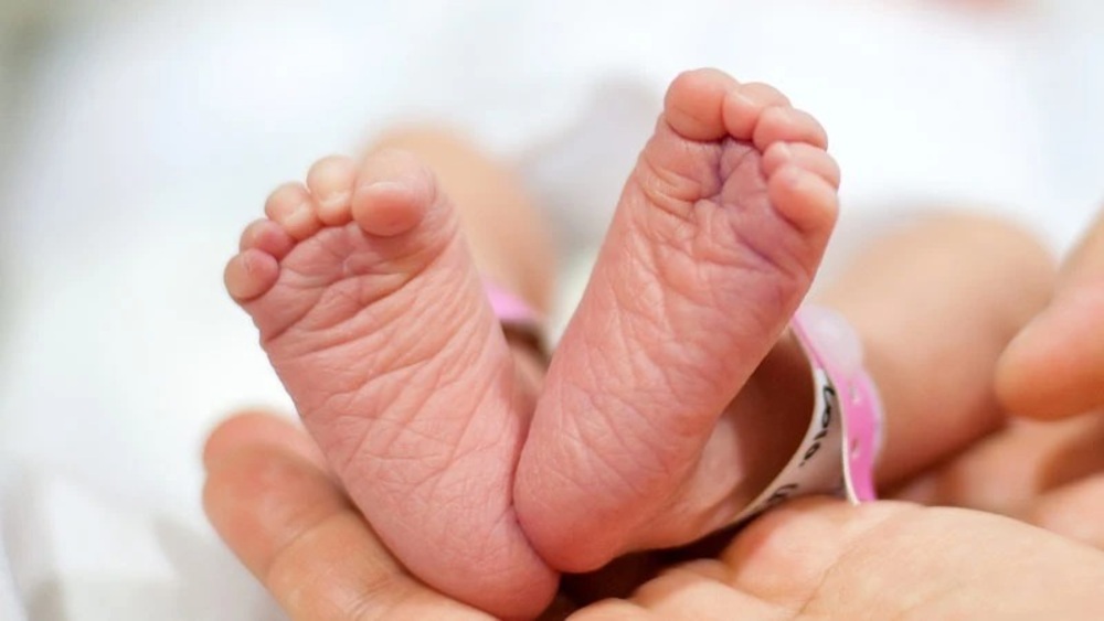 A representational image of a deceased neonate