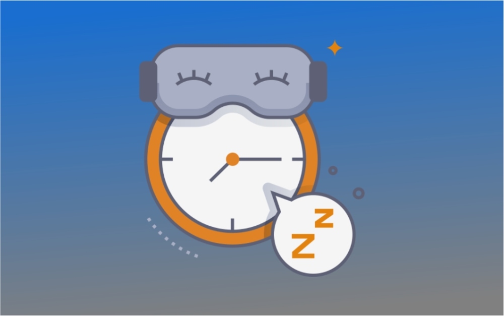 Illustration showing sleep profiles linked to brain networks and mental health outcomes