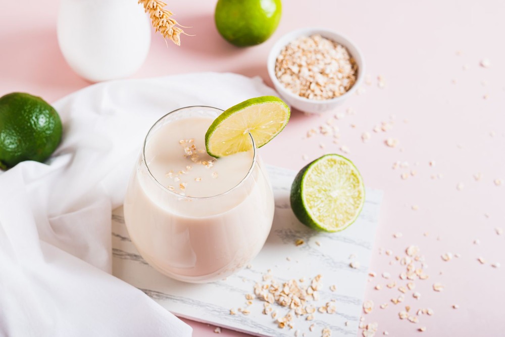 Oatzempic drink made with oats, lemon juice, and honey, popular for weight loss on social media