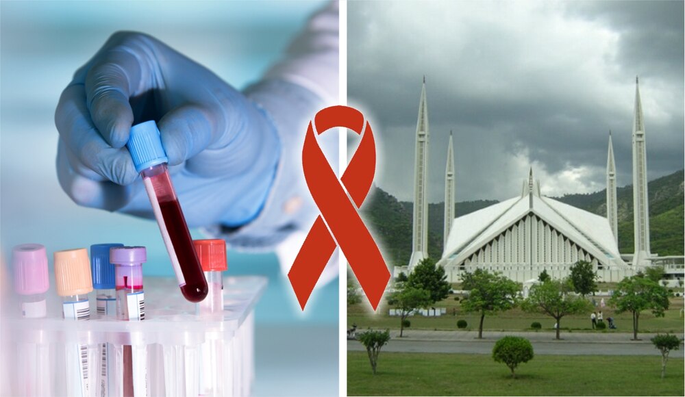 A representative image of rising HIV cases in the Islamabad