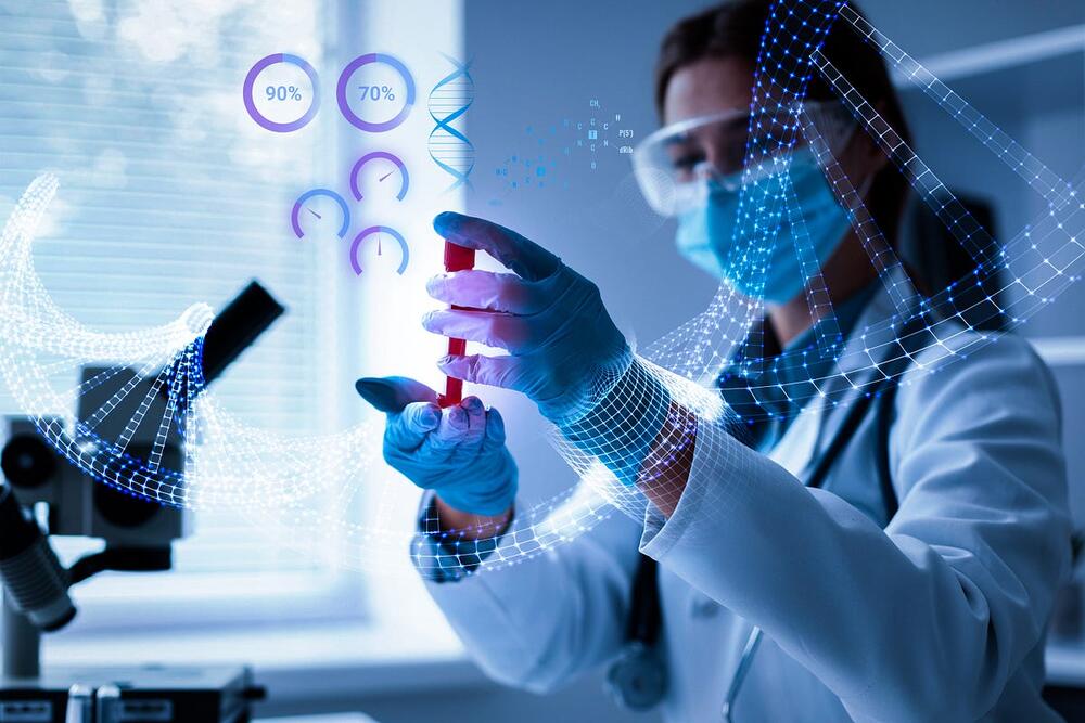 Symbolic illustration of clinical trial
