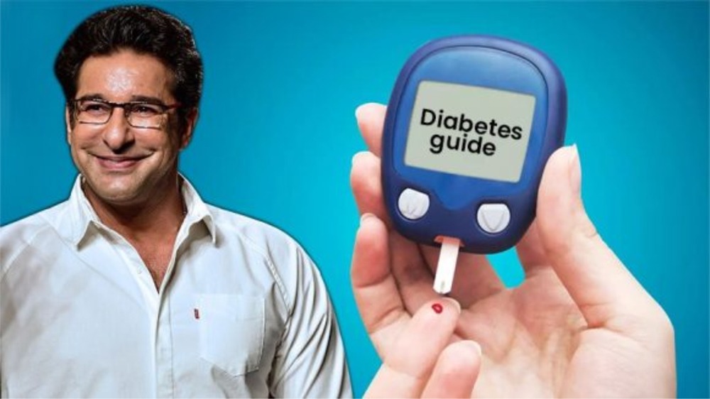 Wasim Akram promotes diabetes awareness and healthy lifestyle