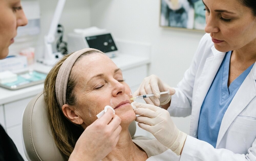 جھریوں کیلئے فیشل فلرز