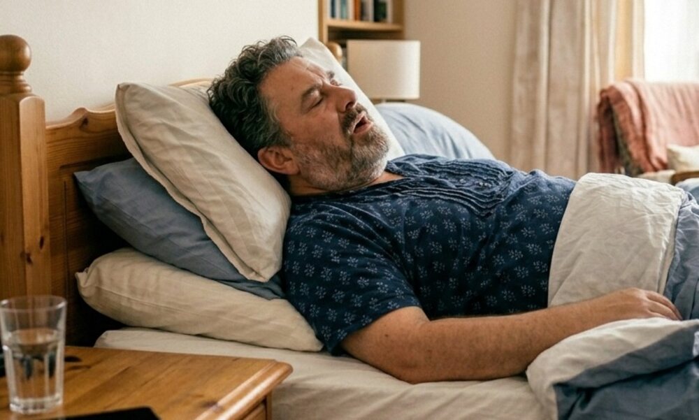 نیند میں سانس رکنے کی بیماری