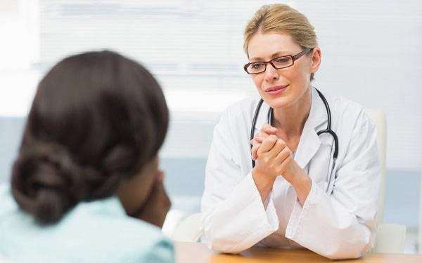 Vaginal fistula symptoms, urinary leakage, diagnosis, treatment, and women's reproductive health illustration